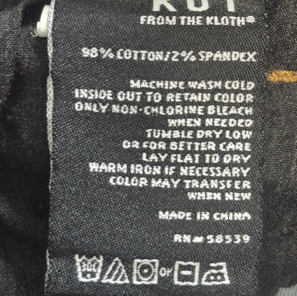 KUT From The Cloth Jeans Size 4 NWOT - Picture 9 of 10